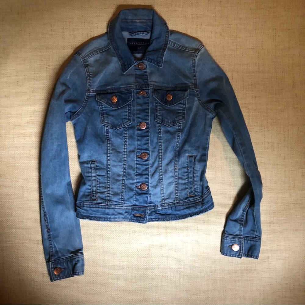 Aeropostale jean jacket women’s size XS